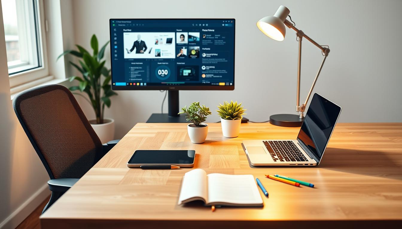 digital workspace setup