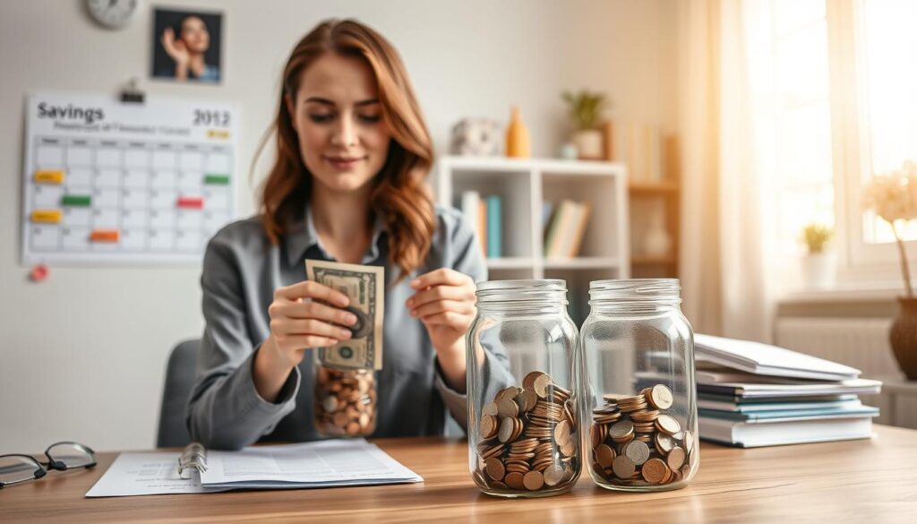 setting aside money regularly